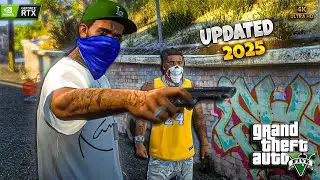 GTA 5 Realistic Graphics 2025 | Chop Mission Gameplay | 4K Reshade & GTA 6 Visuals