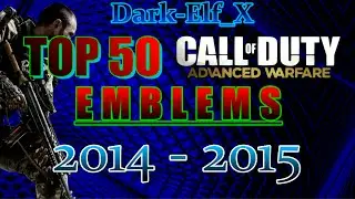Advanced Warfare - Top 50 DarkElf AW Emblems of 2014-2015