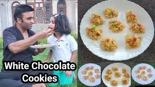 White Chocolate Cookies Without Baking With Only 4 Ingredients 