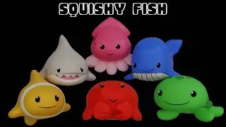 Colorful Squishy Fish Sensory | Relaxing Ocean Video for Babies & Toddlers