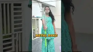 Sweat Less, Sweep Smart! - with this magic metal rake!