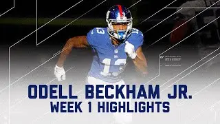 Odell Beckham Jr. Highlights | Giants vs. Cowboys | NFL Week 1 Player Highlights