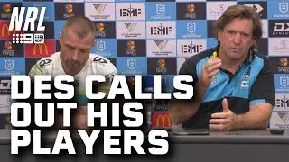 Des Hasler FIRES SHOTS at his own team: NRL Presser | NRL on Nine