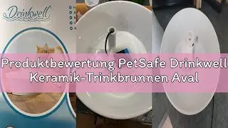 Produktbewertung PetSafe Drinkwell Keramik-Trinkbrunnen Avalon, Gefiltertes Trinkwasser für Hunde un