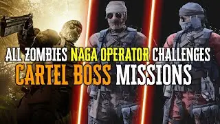 ALL NAGA OPERATOR MISSIONS In ZOMBIES (All Cartel Boss CHALLENGES) Season 2 Black Ops Cold War