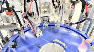 AILE Fully Automatic Turntable Type Automatic Perfume Filling Machine Perfume Filling Line