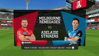 BBL 2021 Melbourne Renegades V Adelaide Strikers Big Bash Match 33 Highlights 2021 Big Bash Gameplay