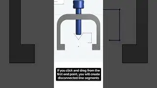 Master the Line tool in #Onshape ✍️ | Onshape Quick Tip