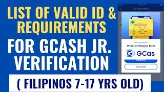 GCASH JR VERIFICATION ID FOR STUDENTS #gcash #validid #verification