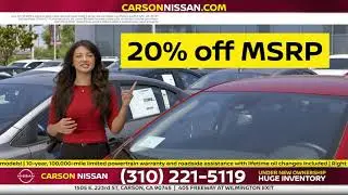 Carson Nissan Exclusive Offers &ndash; Drive Today!