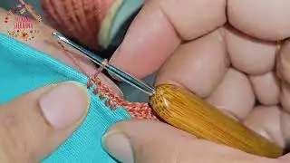 Crochet dupatta lace design easy and fast/Qureshia lace design/How to crochet lace edging/Crosia