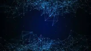 Digital Abstract Technology with connecting dots