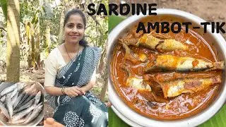Sardine (Tarle) Ambot Tik | Sardine Fish Curry Recipe | Goan Fish Jeerem Meerem |तारल्यांचे आंबट तिक
