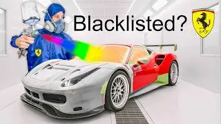 Я покрасил свой Ferrari 488 GT3!