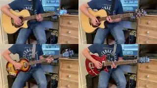 Green Day - Give Me Novacaine / She's A Rebel Guitar & Bass Cover