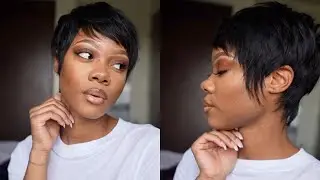 REINSTALLING  My $20 PIXIE BOB HAND CUTTING NO FLAT IRON | Diamond ThaModel