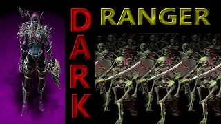 DARK RANGER Gameplay - WC3 Nightelf 4v4 RT | Warcraft 3
