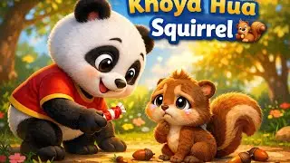  Khoya Hua Squirrel 🐿️ | Pintu Panda Ne Ki Madad 🐼 | Kids story| Moral story | Cartoon story for kid