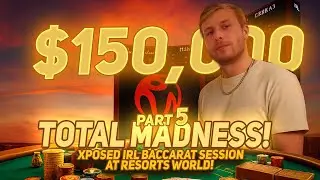 Это просто БЕЗУМИЕ! Экспоузд играет в баккара вживую в Resorts World! Часть 5