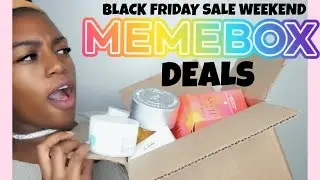 MEMEBOX BLACK FRIDAY WEEKEND SALES! (CLOSE UPS + DEMOS)
