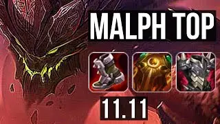 MALPHITE vs VOLIBEAR (TOP) | 10/2/7, 400+ games | EUW Master | v11.11