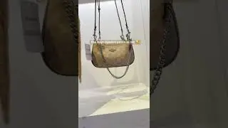 Сумка Coach Teri Bag из фирменной холщовой ткани цвета Taupe