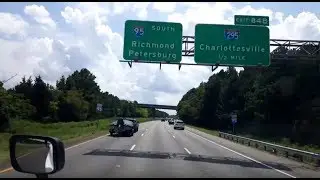 BigRigTravels LIVE | Ruther Glen to Skippers, VA [I-95] (8/18/18)