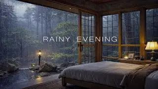 Rainy Evening | Soft Rain Sounds for Relaxation & Sleep 🌧️