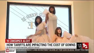 Wedding dress prices expected to increase as the impact of import tariffs kicks in
