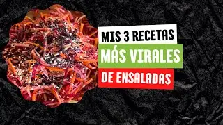 3 ensaladas virales. #ensalada #recetafacil #recetarapida