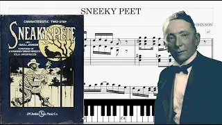 Sneaky Pete (1907) Ragtime - Piano - Charles Leslie Johnson (Sheets Piano - Tutorial score)