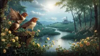 Canto dell'Usignolo e Dolce Rumore del Ruscello: Relax Notturno nella Foresta per Dormire e Studiare