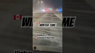 🇨🇦Winter&rsquo;s Time Driving #canadalife #canadaeh #manitoba #highway #driving #drivesafe #manitoba