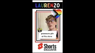 🏳️&zwj;🌈pronouns pin at the store #youtubepartner #ad #shorts #lgbtq Follow Me on YouTube!🙌