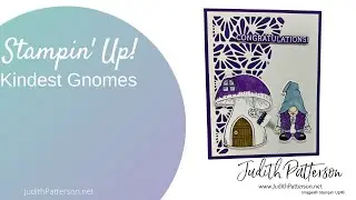 Stampin' Up! Kindest Gnomes handmade card with Split Textures Dies