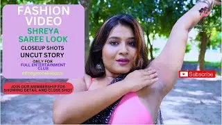 Shreya saree look only for full entertainment club #youtube #viral #mallu #closeup #uncut #shorts