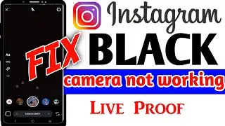 instagram reels not uploading | instagram camera not working | instagram black screen problem