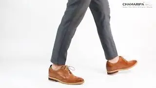 7 CM / 2.76 Inches Taller - Chamaripa High Heel Men Dress Shoes Formal Oxfords