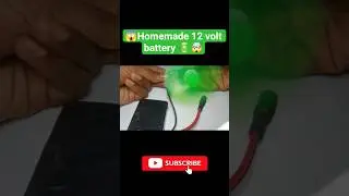 making homemade 12 Volt Battery 😱 #shortsfeed #trending #viralvideo