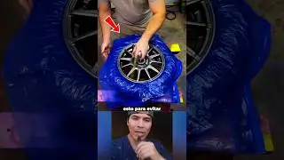 C&Oacute;MO PINTAR RINES F&Aacute;CIL sin Manchar la Llanta | DIY Rines de Coche #rinesyllantas #shorts