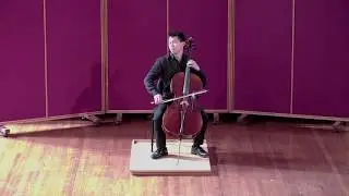 1st Movement from Sonata for Solo Cello, Op.8 by Kodaly - Caleb Wong