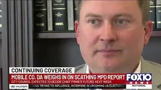 Mobile County DA weighs in on scathing MPD report