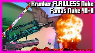Krunker FLAWLESS Famas Nuke | 40-0