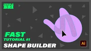 ⏱ Shape Builder Tool Tutorial - Adobe Illustrator - Tuestorial #1