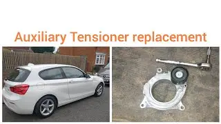 BMW 1.5 Diesel 116d Auxiliary drive belt tensioner replacement