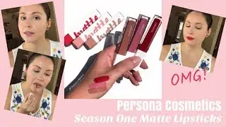 Persona Cosmetics Season One Matte Liquid Lipstick Review & Swatches