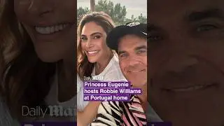 Princess Eugenie soaked up the sun in Portugal with Robbie Williams and Ayda Field