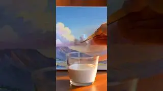 Eating Cloud with Milk ASMR #asmr #relaxing #odlysatisfying #asmrtriggers