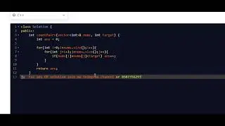 6954. Count Pairs Whose Sum is Less than Target || 111th LeetCode Biweekly Contest