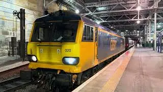 TRAINSPOTTING - Caledonian Sleeper GBRf Class 92 (92020)